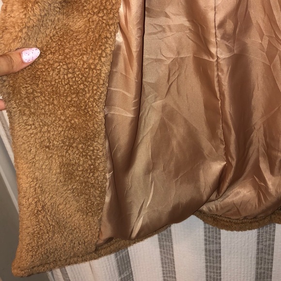 Cozy Brown Teddy Jacket - Picture 8 of 8